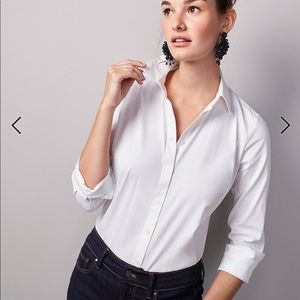 BRAND NEW Ann Taylor white button down shirt